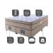 Cama Box Queen Colchão Ortopédico + Box 158x198x67 One Face Espuma D33 Dourado