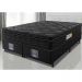 Cama Box Queen Colchão Ortopédico Black + Box 158x198x67 One Face Espuma D33 Preto