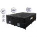 Cama Box Queen Colchão Ortopédico Black + Box 158x198x67 One Face Espuma D33 Preto