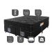 Cama Box Queen Colchão Ortopédico Black + Box 158x198x67 One Face Espuma D33 Preto