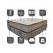 Cama Box Queen Colchão Pillow In + Box 158x198x72 Molas Ensacadas Cama inBox Duo Linem Bege