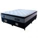 Cama Box Queen Colchão Pillow Top + Box 158x198x70 Molas Ensacadas Cama inBox Abstrato
