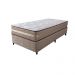 Cama Box Solteiro (Colchão + Box) 88x188x60 de Molas Ensacadas Cama inBox Smart Gold Bege
