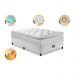 Cama Box Solteiro Colchão + Box 88x188 Molas Ensacadas Cama inBox Confort Snow