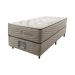 Cama Box Solteiro Colchão Euro + Box 88x188x71 Molas Ensacadas Cama inBox Ocean Bege