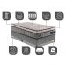 Cama Box Solteiro Colchão Euro Pillow + Box 88x188x70 Molas Ensacadas Cama inBox Frost ThermoGel