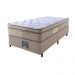 Cama Box Solteiro Colchão Ortopédico + Box 88x188x67 One Face Espuma D33 Dourado