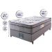 Cama Box Solteiro Colchão Ortopédico + Box 88x188x67 One Face Espuma D45 Cinza