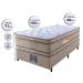Cama Box Solteiro Colchão Ortopédico + Box 88x188x71 Double Face Espuma D33 Dourado