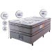 Cama Box Solteiro Colchão Ortopédico + Box 88x188x71 Double Face Espuma D45 Cinza