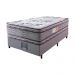 Cama Box Solteiro Colchão Ortopédico + Box 88x188x71 Double Face Espuma D45 Cinza