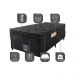 Cama Box Solteiro Colchão Ortopédico Black + Box 88x188x67 One Face Espuma D33 Preto