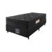 Cama Box Solteiro Colchão Ortopédico Black + Box 88x188x67 One Face Espuma D33 Preto