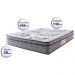 Colchão Casal OrtoFirm 138x188x28 One Face Espuma D45 Cinza