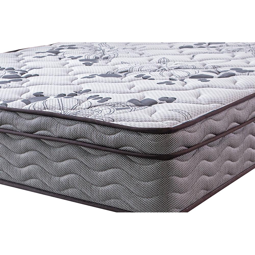 Colchão Casal Ortopédico 138x188x28 One Face Espuma D45 Cinza