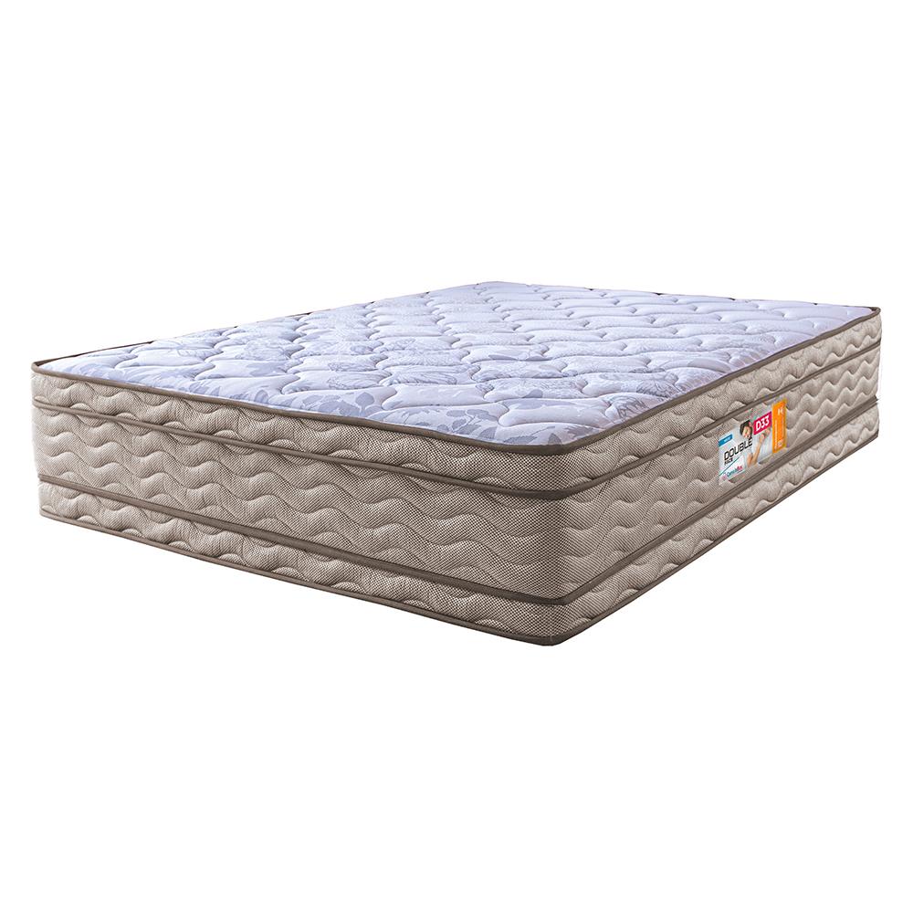 Colchão Casal Ortopédico 138x188x32 Double Face Espuma D33 Dourado