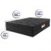 Colchão Casal Ortopédico Black 138x188x32 Double Face Espuma D33 Preto