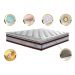 Colchão Casal de Molas Ensacadas D33 com Pillow TOP Cama inBox Select 138x188x32 Vinho