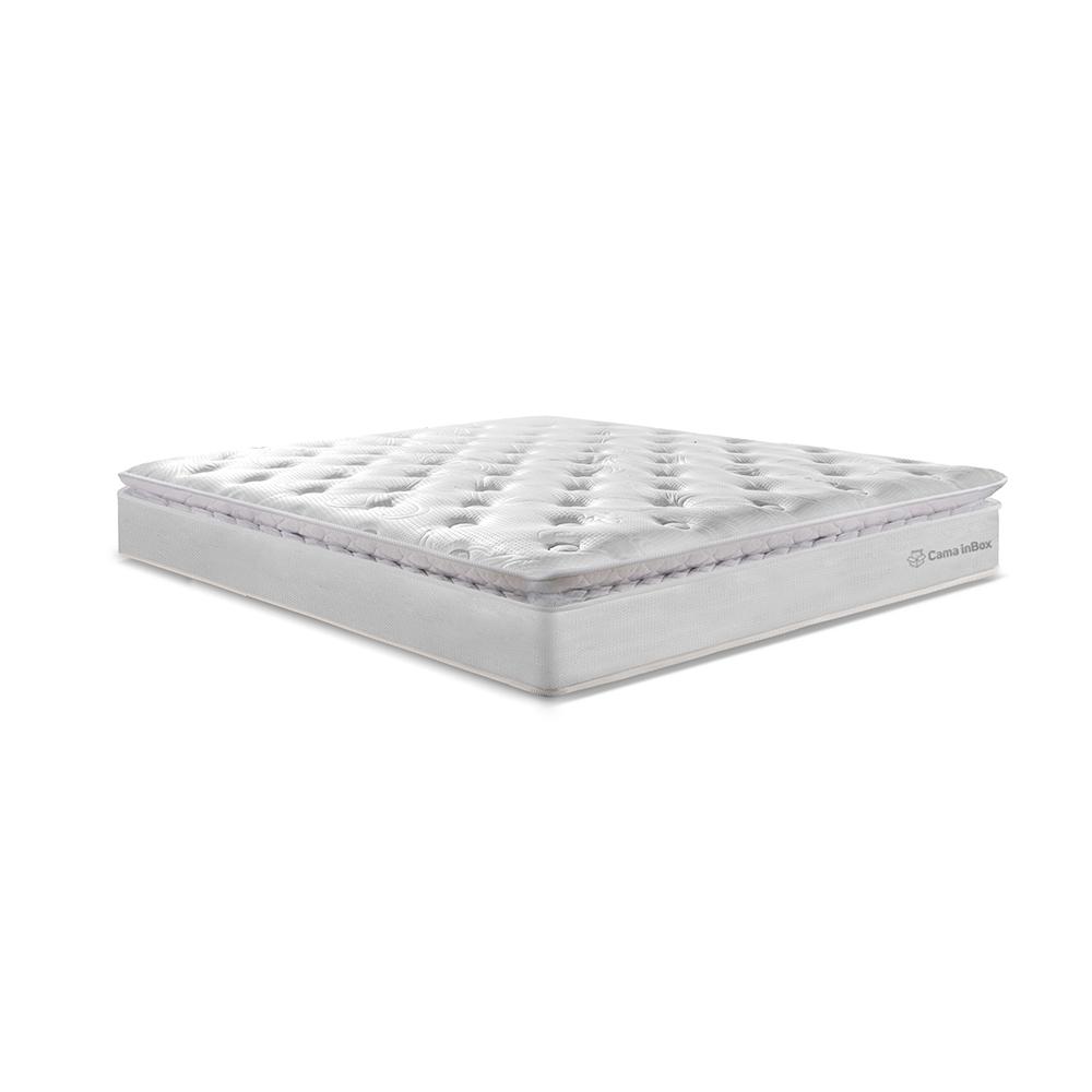Colchão King Molas Ensacadas 193x203 Cama inBox Confort Snow