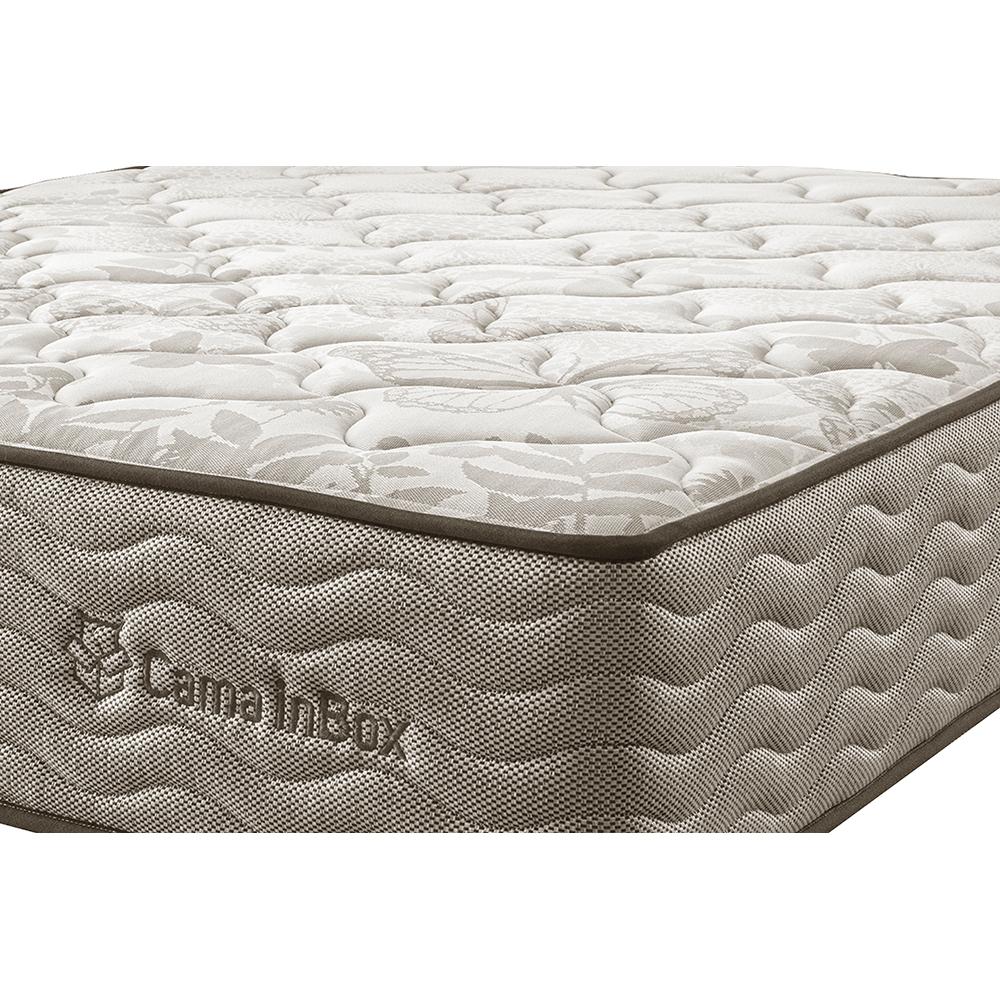 Colchão King Molas Ensacadas Euro 193x203x32 Cama inBox Ocean Bege