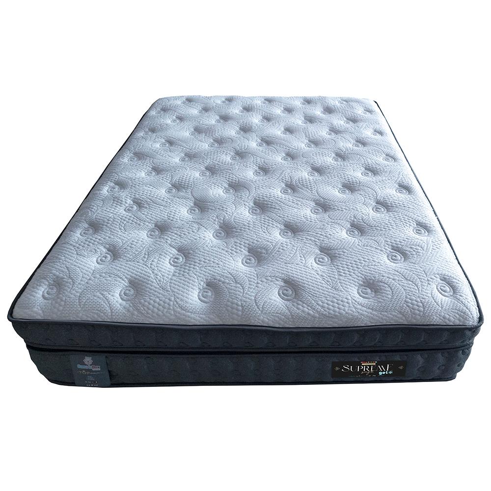 Colchão King Molas Ensacadas Euro Pillow 193x203x40 Cama inBox Supreme Confort Gel Living