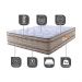Colchão King Ortopédico 193x203x32 Double Face Espuma D33 Dourado
