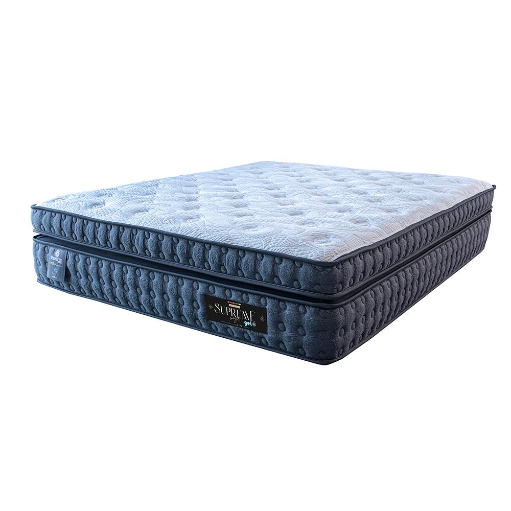 Colchão Queen Molas Ensacadas Euro Pillow 158x198x40 Cama inBox Supreme Confort Gel Living
