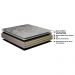 Colchão Queen Ortopédico 158x198x28 One Face Espuma D33 Dourado