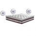 Colchão Queen de Molas Ensacadas D33 com Pillow TOP Cama inBox Select 158x198x32 Vinho