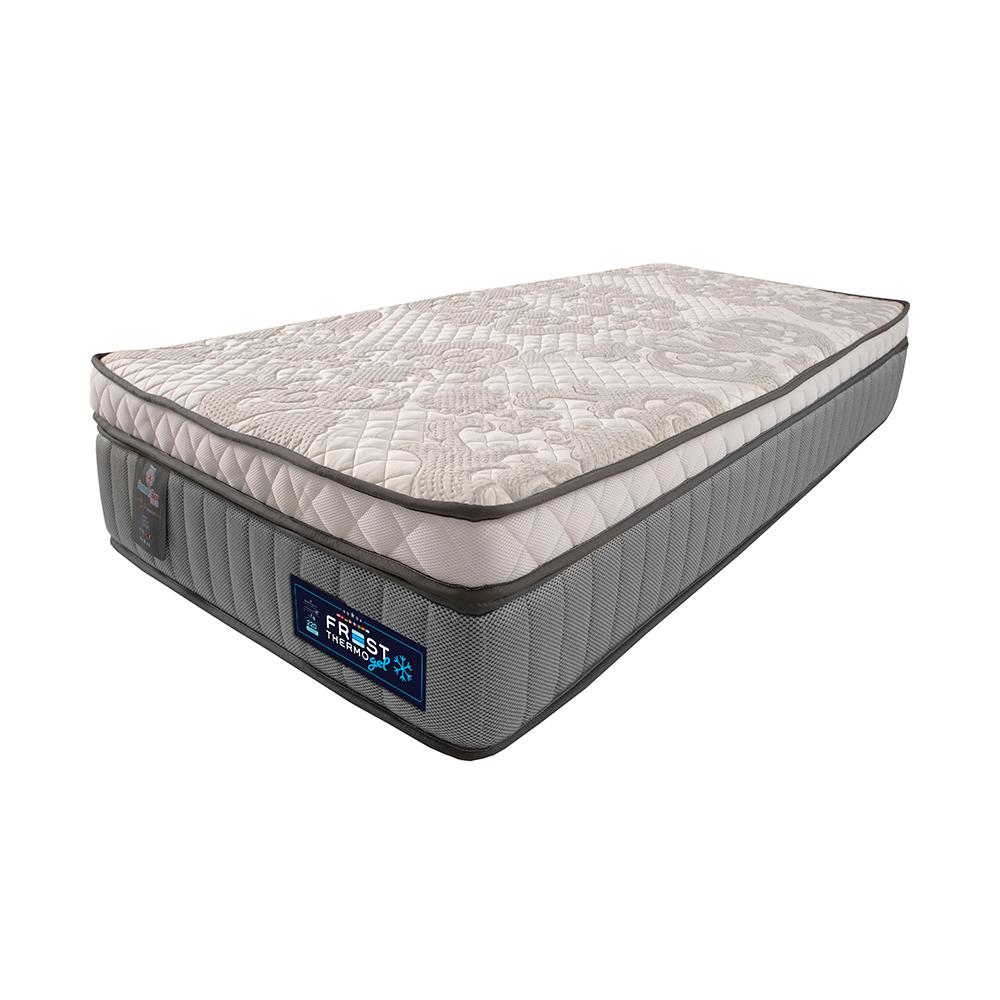 Colchão Solteiro Molas Ensacadas Euro Pillow 88x188x31 Cama inBox Frost ThermoGel