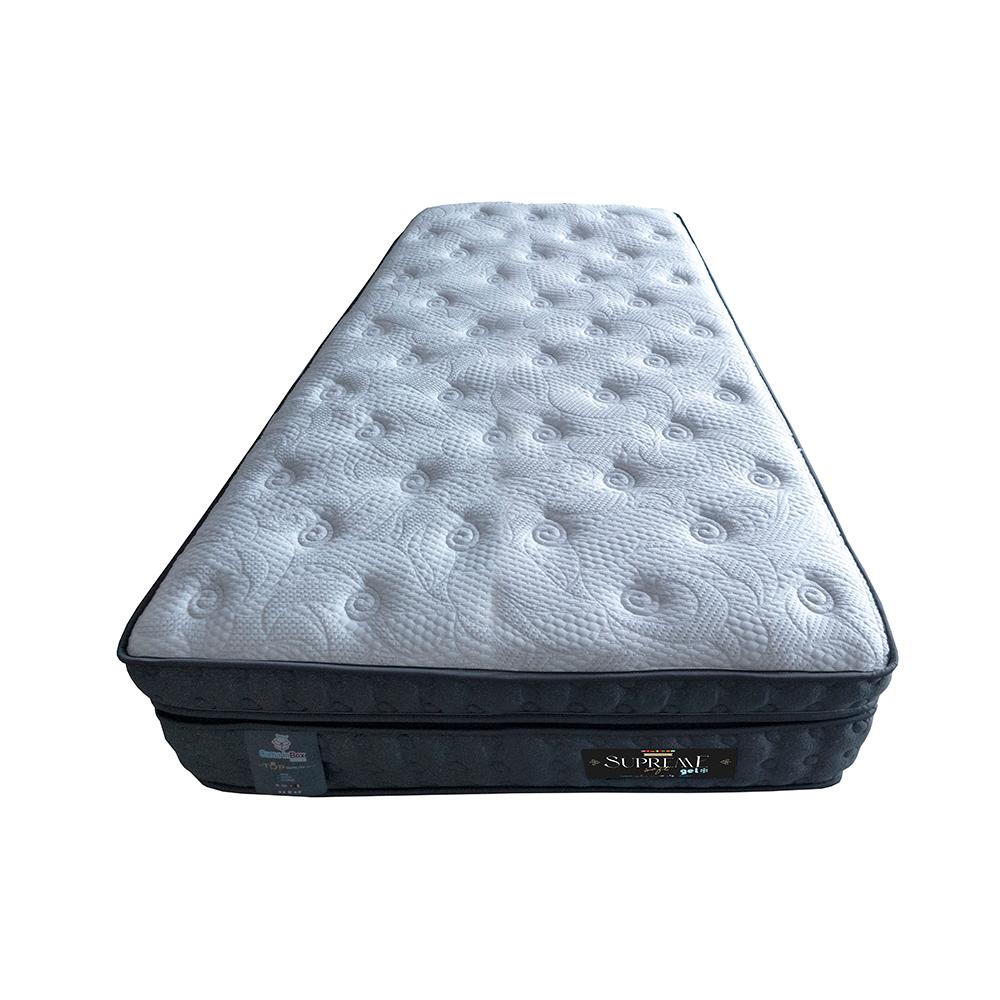 Colchão Solteiro Molas Ensacadas Euro Pillow 88x188x40 Cama inBox Supreme Confort Gel Living