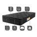 Colchão Solteiro Ortopédico Black 88x188x28 One Face Espuma D33 Preto