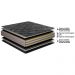 Colchão Solteiro Ortopédico Black 88x188x32 Double Face Espuma D33 Preto