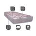 Colchão Solteiro de Espuma D20 88x188x12cm Safe Cama inBox Floral