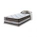 Colchão Solteiro de Molas Ensacadas Cama inBox Select Euro Soft 88x188x32 Café