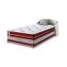 Colchão Solteiro de Molas Ensacadas Cama inBox Select Euro Soft 88x188x32 Vermelho