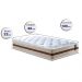 Colchão de Molas Solteiro Cama inBox Smart Pró 88x188x22 Bege