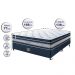 Conjunto Cama Box Casal de Molas Ensacadas Cama inBox Select Euro Soft 138x188x71 Azul