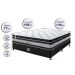 Conjunto Cama Box Casal de Molas Ensacadas Cama inBox Select Euro Soft 138x188x71 Preto