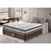 Conjunto Cama Box Casal de Molas Ensacadas D33 Cama inBox Select Firme 138x188x70 Café