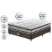 Conjunto Cama Box Casal de Molas Ensacadas D33 Cama inBox Select Firme 138x188x70 Café