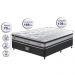 Conjunto Cama Box Casal de Molas Ensacadas D33 Cama inBox Select Firme 138x188x70 Preto