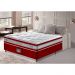Conjunto Cama Box Casal de Molas Ensacadas D33 Cama inBox Select Firme 138x188x70 Vermelho