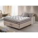 Conjunto Cama Box Casal de Molas Ensacadas D33 com Pillow TOP Cama inBox Select 138x188x70 Bege