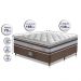 Conjunto Cama Box Casal de Molas Ensacadas D33 com Pillow TOP Cama inBox Select 138x188x70 Café