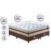 Conjunto Cama Box King (Colchão + Box) de Molas Cama inBox Smart Pró 193x203x60 Bege 