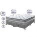 Conjunto Cama Box King de Molas Ensacadas Cama inBox Select Euro Soft 193x203x71 Cinza