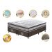 Conjunto Cama Box King de Molas Ensacadas D33 Cama inBox Select Firme 193x203x70 Café