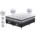 Conjunto Cama Box King de Molas Ensacadas D33 Cama inBox Select Firme 193x203x70 Preto