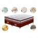 Conjunto Cama Box King de Molas Ensacadas D33 Cama inBox Select Firme 193x203x70 Vermelho